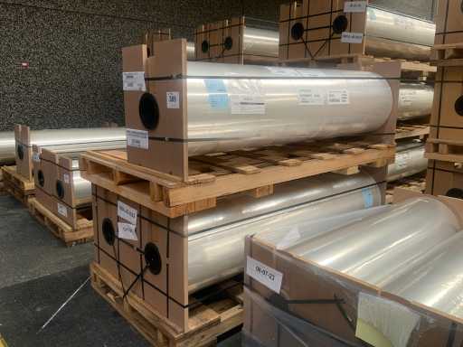 Rouleau de palette 20 microns film transparent (2x)