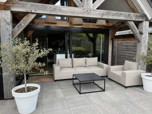Lazio - Banc de jardin tout temps - Banc de jardin