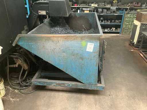 Afval kipcontainer