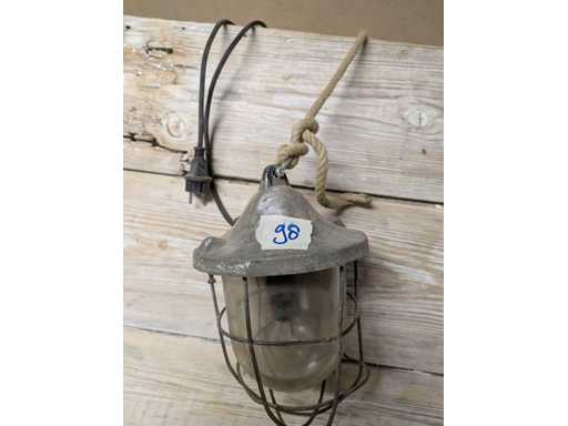 Lampe pendante Lampe de mine vintage
