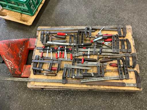 O mul?ime de cleme cu ?urub ?i cleme