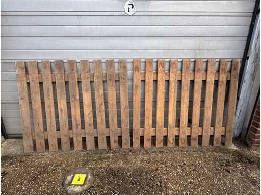 Wooden garden fence (10x)