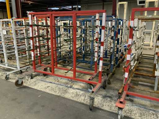 Doppelseitiger Querlenkarm-Materialtransportwagen (10x)