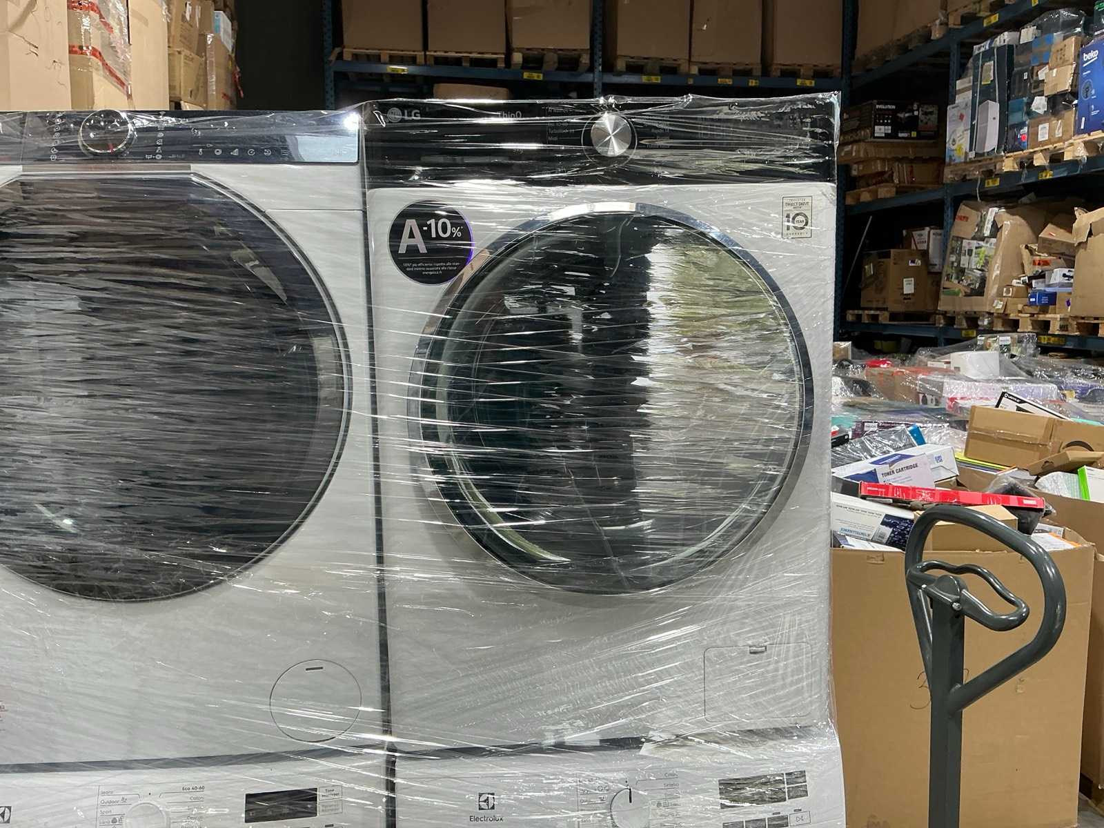Wasmachinerek Bovenbouw Wasmachinekast voor droger en wasmachine met 3 in hoogte verstelbaar Wasmachine Droogkast Draagvermogen 350kg (Zwart Walnoot