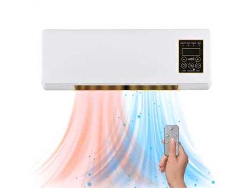 Electric Fan and Heater – 1200W – Fan Heater with Timer and Remote Control – Wall Mount Heater with Adjustable Thermostat – 2-in-1 Heat & Cool - 2026 Model