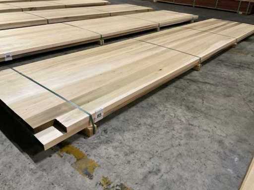 Yellow Poplar panelen voorgeschuurd 40x1000 mm (2x)