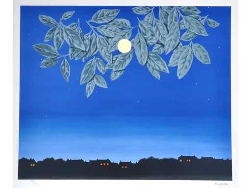 René Magritte - La page blanche - litho