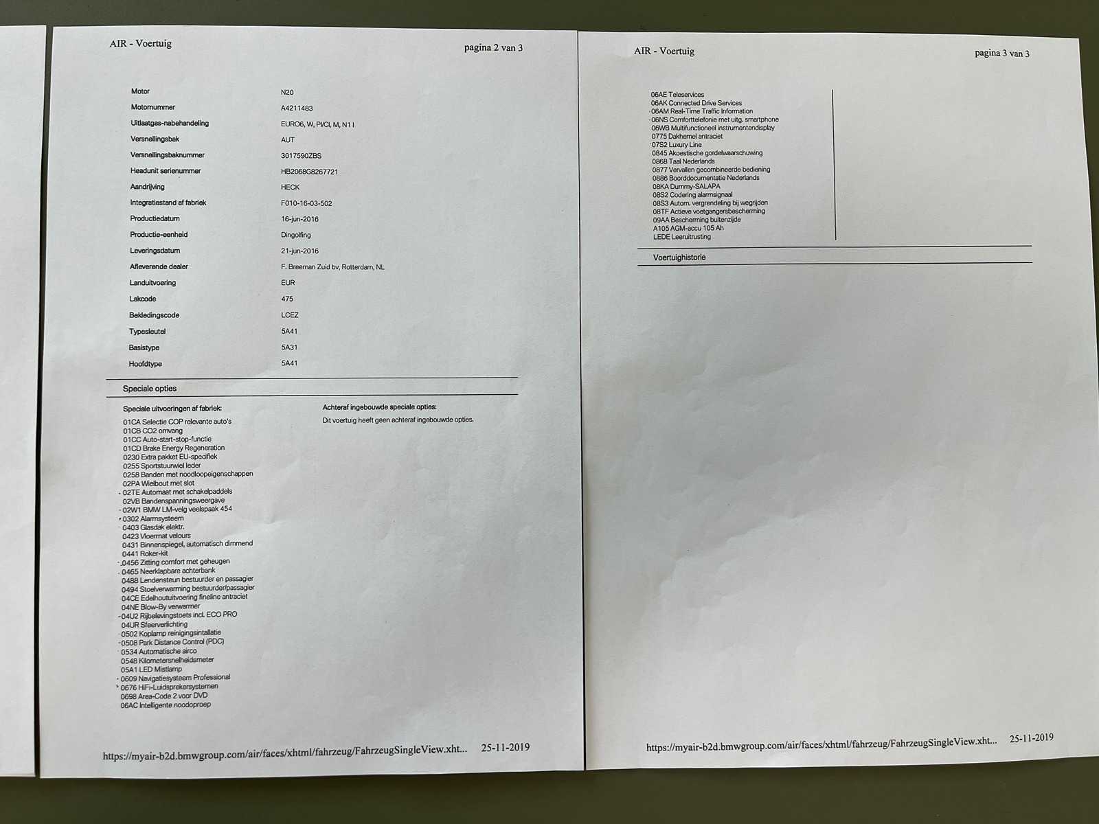 BMW 520i Luxury Edition 184pk 2016 (Origineel-NL) 5-serie F10, KK-611-L