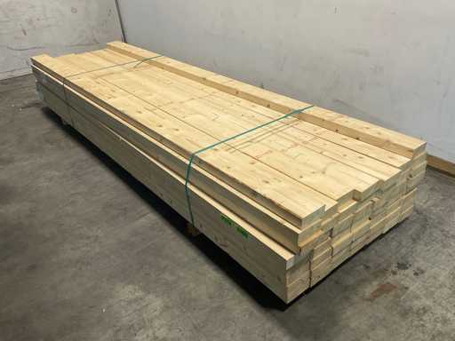 Vuren balk geschaafd 360x16x6,3 cm (49x)
