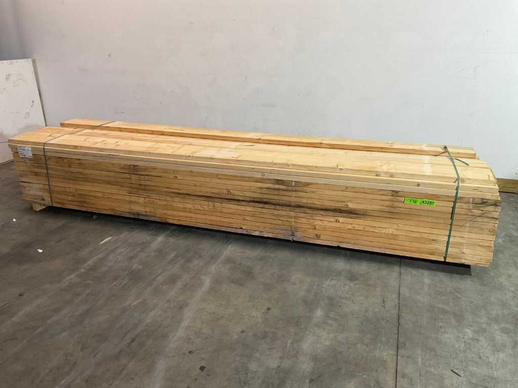 vuren plank 390x23.5x3.7 cm (10x)