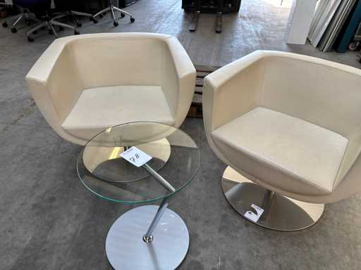 Set designer (2x chaise et table)