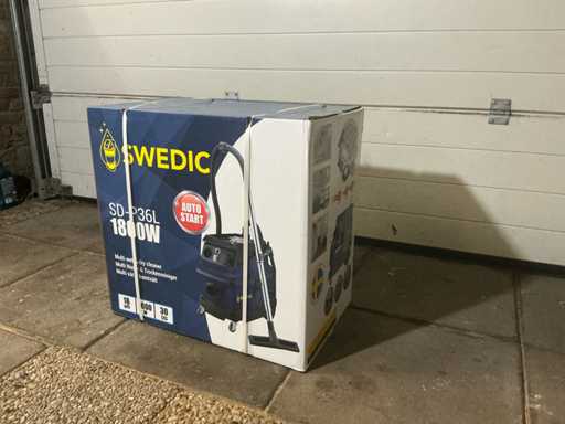 2022 Swedic SD-P36L Industriële stofzuiger