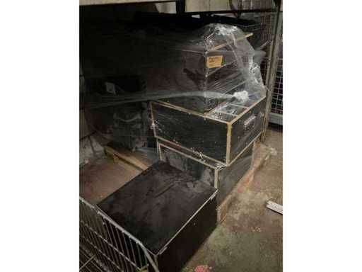 Grande quantité de bacs