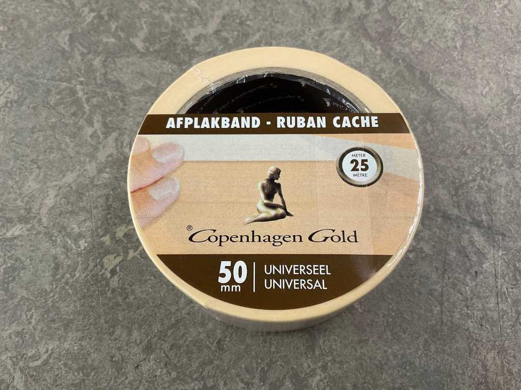 Copenhagen Gold - universeel - rol afplaktape 50 mm x 25 m (60x)