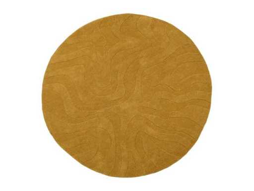 fonQ – Groovy Teppich 200 cm – Olive – Teppich