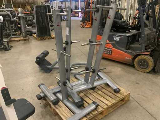 Gym80 4xstuk schijven rek Krachtstation