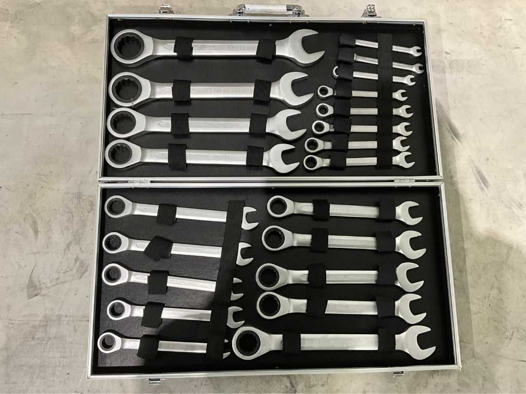 Stahlgruppe Set 22 pieces Stitch and ring wrench set