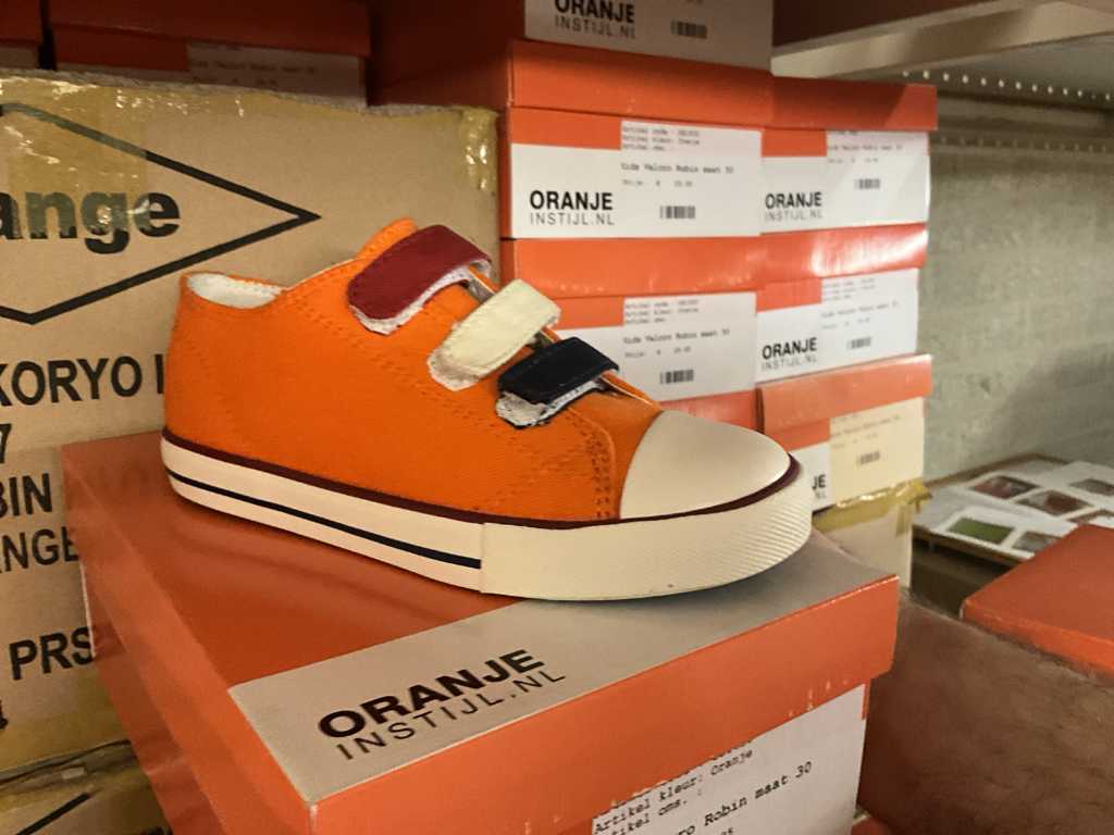 Oranje in Stijl Oranje kinder sneaker (57x)