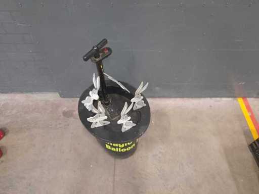 Spectacle de ballons de lapin magique