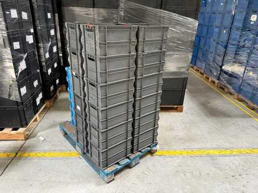 Lăzi de depozitare stivuite (30x)