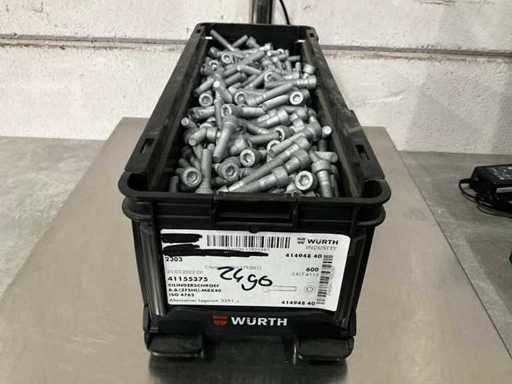Würth 15.78 kg Cilinderschroef M8 x 40 in stapelbare bak