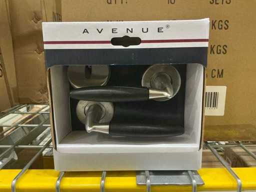 Avenue Balistik round rosette Door handle set (32x)