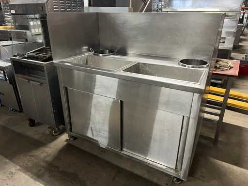 Station de panée - Table de travail