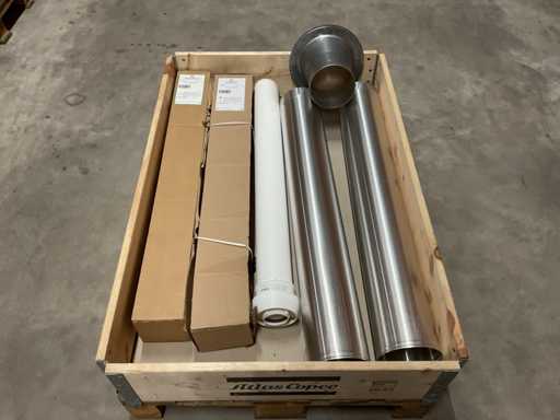 Batch of supply and supply pipes