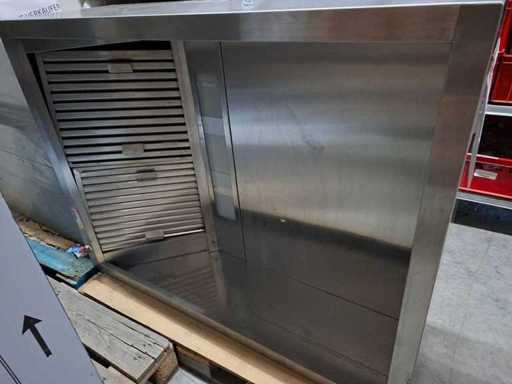 Stalgast - Kompensacyjny okap ścienny Expert Line 1000 x 1300 x 450 mm w kształcie pudełka z filtrem LC2 typu A