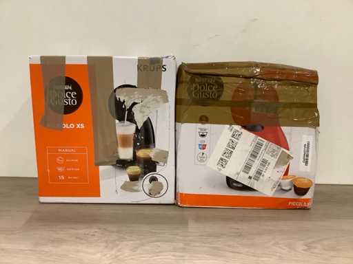 DeLonghi/Krups Nescafé Dolce Gusto - Machine à café Piccolo XS (2x)