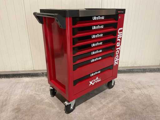 2025 UltraToolz Germania 7/7 RD/ZW Carrello Utensile riempito