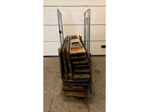 Biertafels 2,20 x 75 + 2,20 x 50 + Bierbanken 2,20 x 25