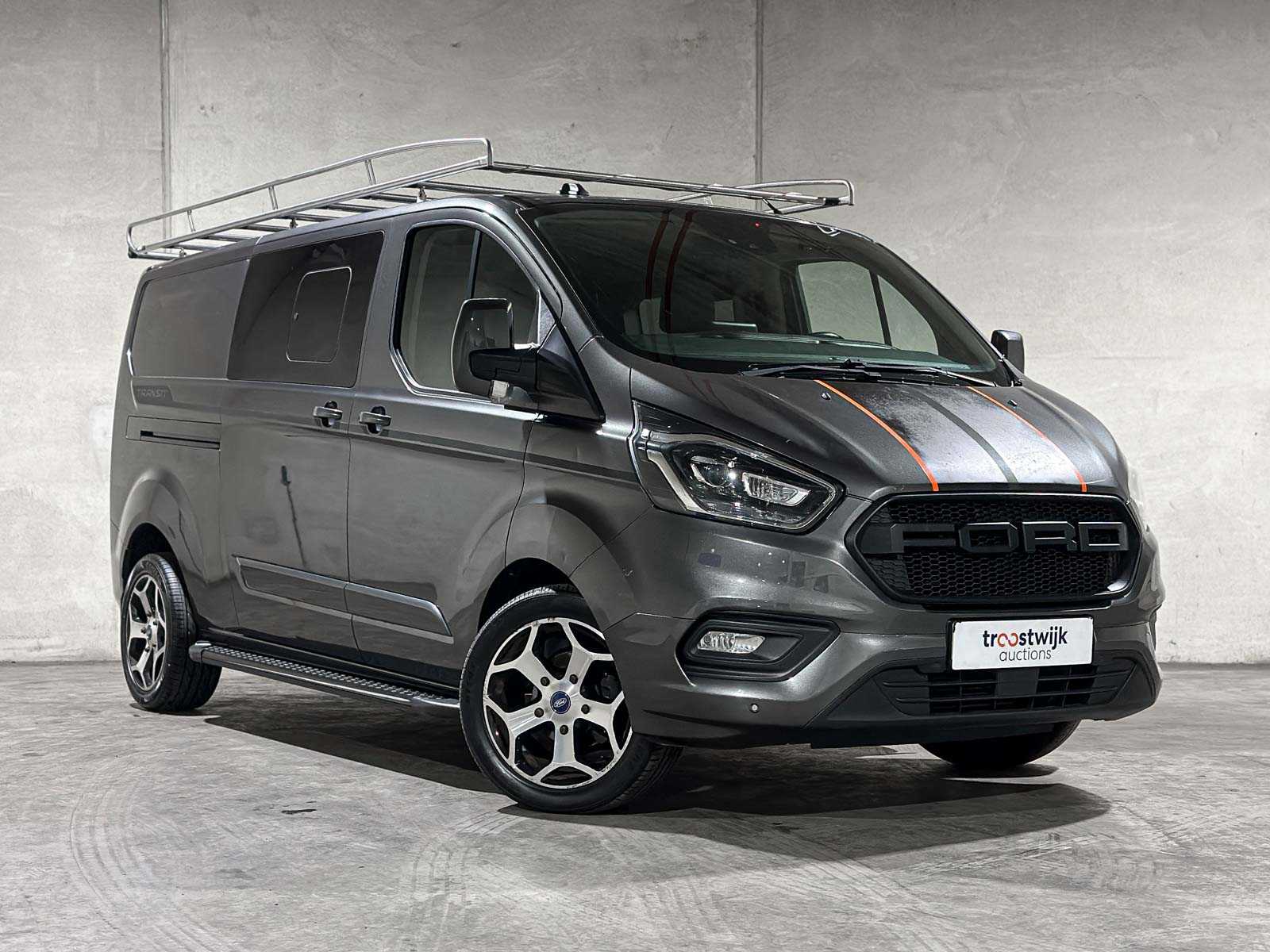 Ford Transit Custom 300 2.0 TDCI Dubbele Cabine Limited L2H1 168pk 2020 (Origineel-NL), VHD-70-G