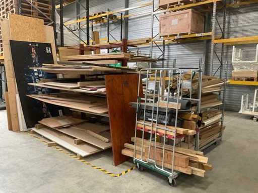 Draagarmstelling met inhoud