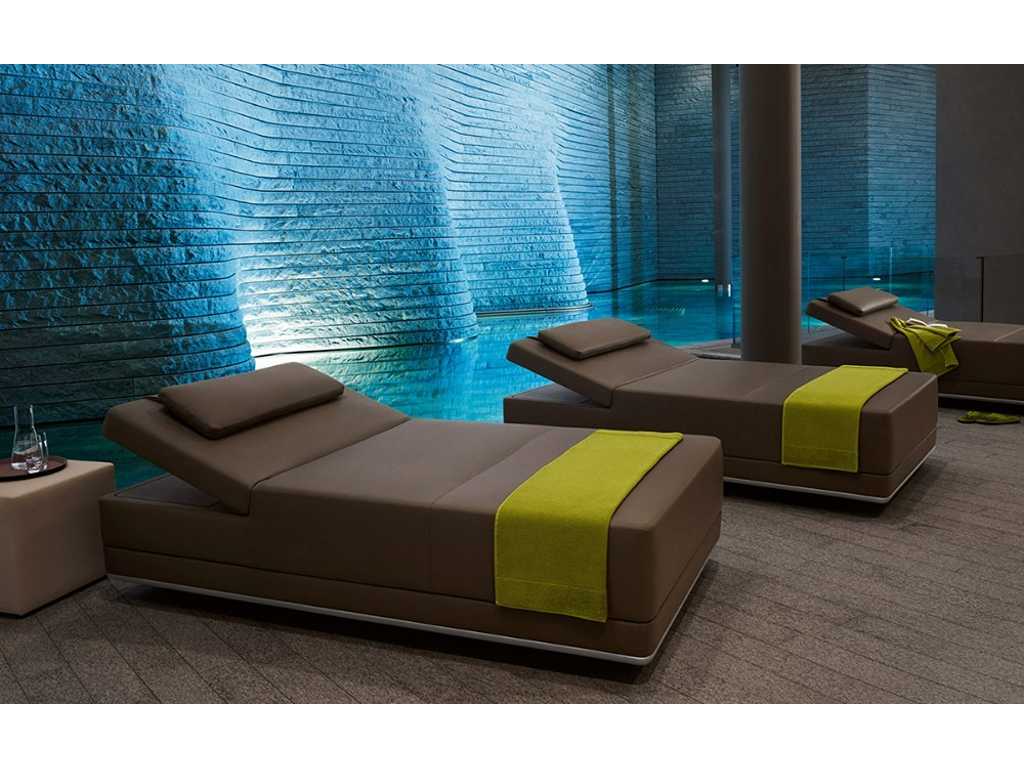 KLAFS SWAY - CHAISE LONGUE SWAY SLEEP - lit de relaxation spa/sauna
