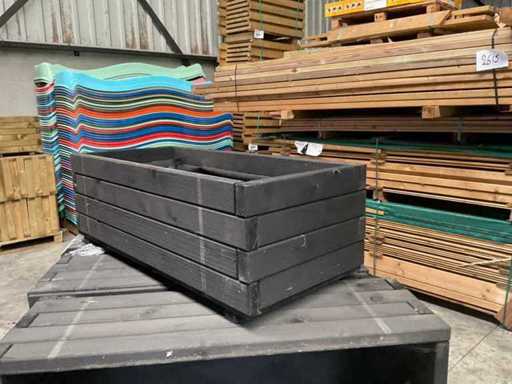 Imprägnierter Kiefernblütenkasten – 90x40x30 cm (4x)