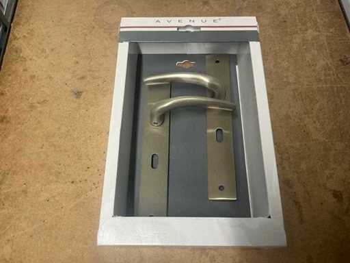 Set Maniglia Porta Avenue Vola 56mm nichel opaco (35x)