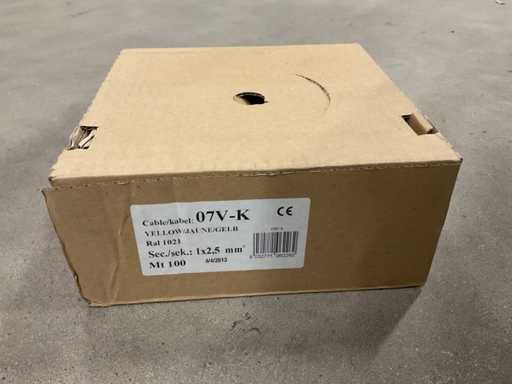 Geca 07V-K 1x2,5 mm² Box mit 100 m Installationskabel