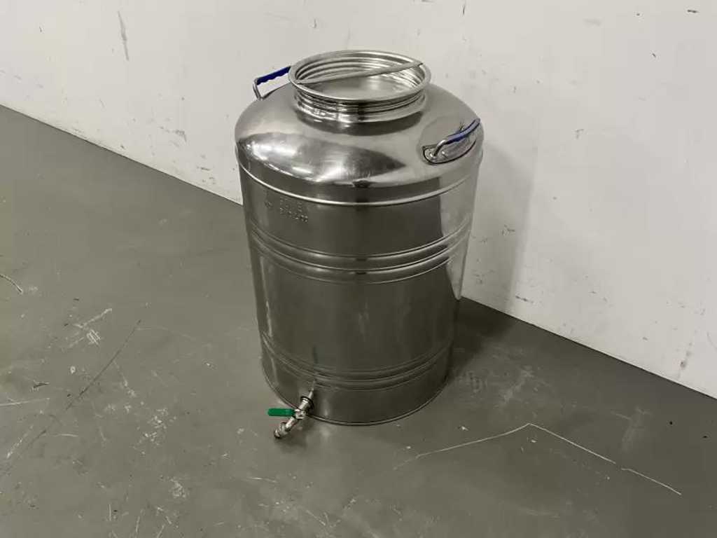 Sansone - L100 - Réservoir de stockage en acier inoxydable (100 litres)