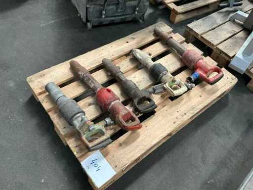 Various Pneumatic breakers (5x)