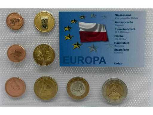Euro pattern coin set – Wales 2006