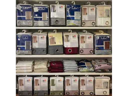 Set of 400 pairs of quality curtains made in France