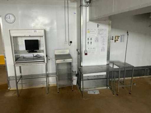Various stainless steel furniture