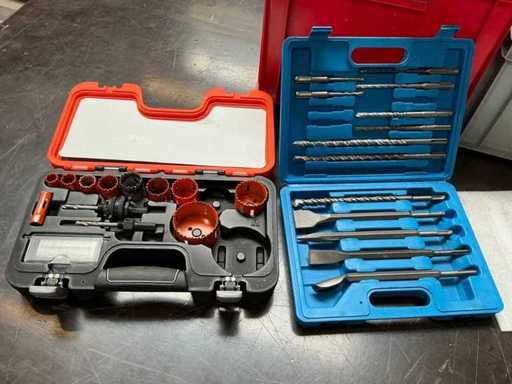 Set perceuse/ciseau (2x)
