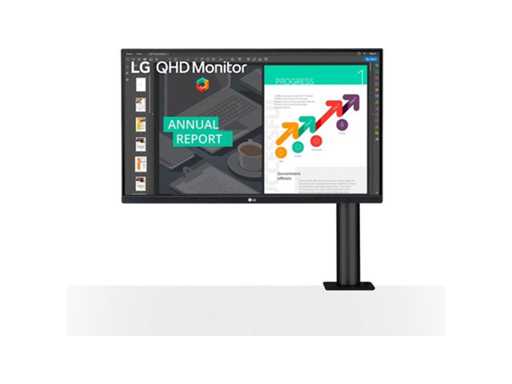 LG 27QN880-B LED display 68.6 cm (27") 2560 x 1440 Pixels Quad HD LCD Black