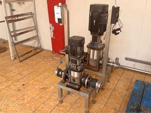 Grundfos CRN1S-6 / MG100LC2 Pompe multi-étage verticale (2x)