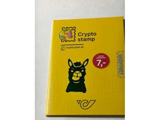 Timbres autrichiens | Timbre Crypto - Honey Badger