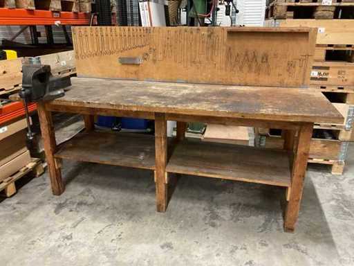 215cm Werkbank met bankschroef