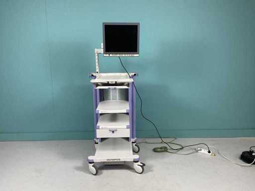 Olympus WM-NP1 Endoscopy cart with monitor
