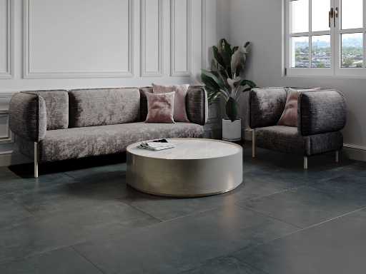 Qua Granito Epoca Antracite Opaco 60x120 cm Piastrella 64,8 m²